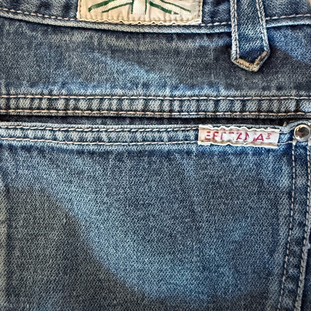 Vintage 80s Brittania High Rise Straight Leg Jeans, Women's 4-6, Medium Indigo - Picture 5 of 7